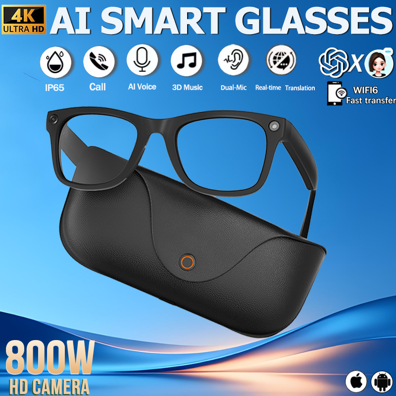 Smart Glasses Lens - 2026 Hakiki Deri 2000Mah Şarj Edilebilir