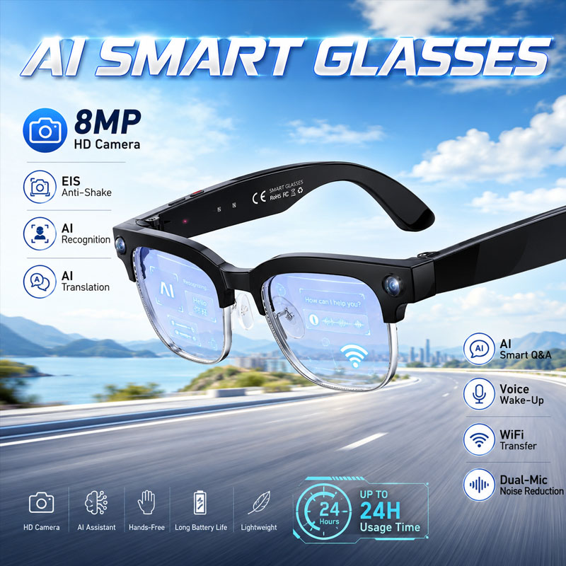 W630 HeyCyan AI Sesle Uyandırm - Smart Glasses Lens incelemesi ve fiyatı