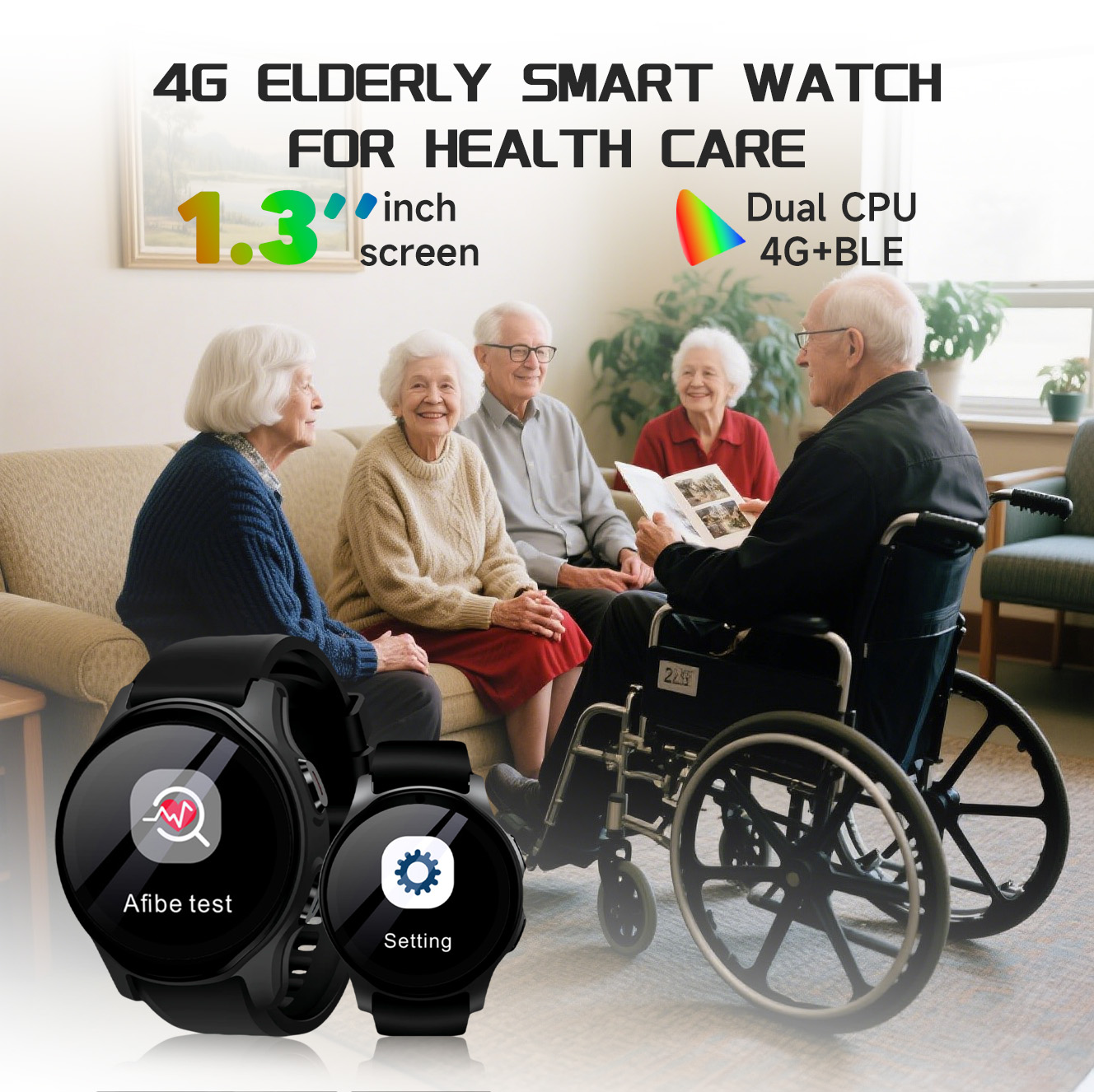 Yaşlılar için yeni 4G GPS Navi - Fall Detection Watch incelemesi ve fiyatı
