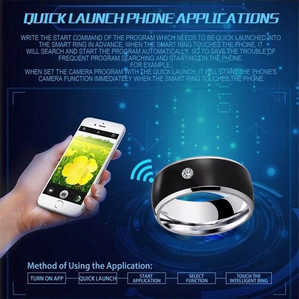 Moda Çok İşlevli Teknoloji Akı - Smart Ring Nfc Pay incelemesi ve fiyatı
