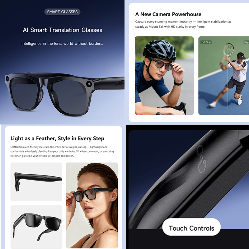 4K UHD Akıllı Çeviri Gözlüğü A - Smart Glasses Lens incelemesi ve fiyatı