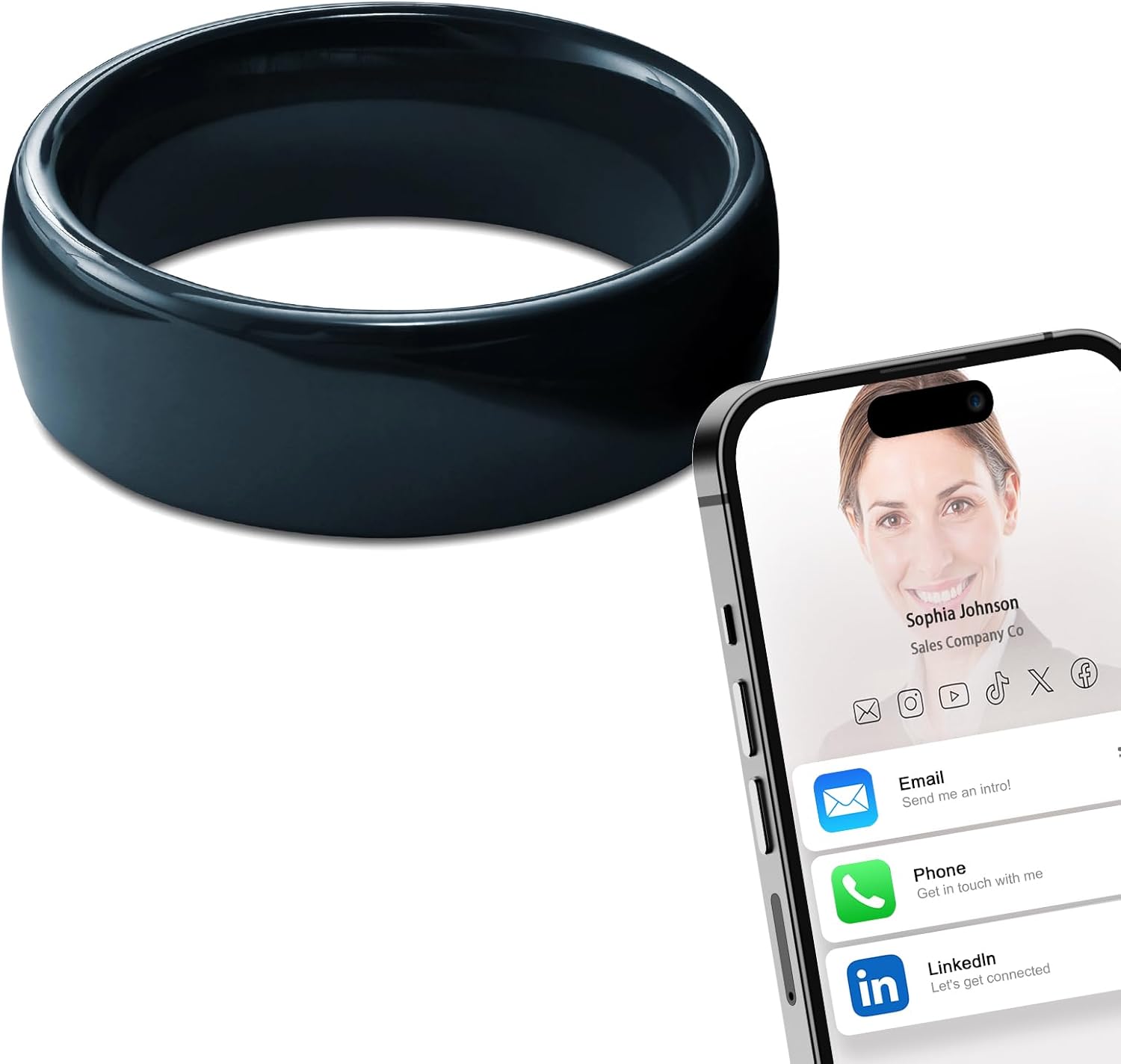 Ntag215 NFC Tam Seramik Akıllı - Smart Ring Nfc Pay incelemesi ve fiyatı